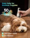 Quiet Cordless Dog Clippers for Thick Hair