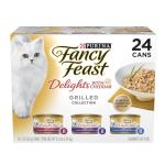 Fancy Feast Cheddar Cat Food Variety Pack 24 Cans