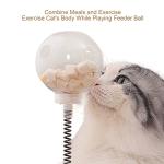 Interactive 2-Layer Cat Food Toy with Ball Track