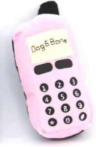 Pink Cellphone Shape Plush Toy for Dogs and Puppies