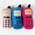 Pink Cellphone Shape Plush Toy for Dogs and Puppies