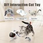 Interactive Cat Ball Toy Set with Fluffy Tail