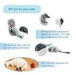 Interactive Cat Ball Toy Set with Fluffy Tail