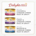Fancy Feast Cheddar Cat Food Variety Pack 24 Cans