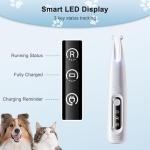 Upgraded LED Pet Paw Trimmer, Rechargeable and Waterproof