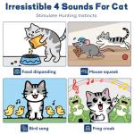Interactive Cat Toy Ball with Maze Mat