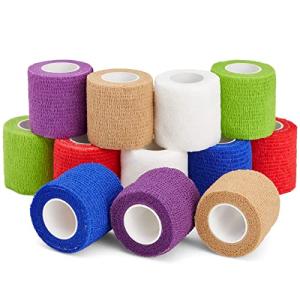 12 Pack Self-Adhesive Bandages for Pets