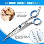 Stainless Steel Dog Grooming Scissors with Safety Tip