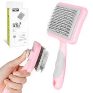Self-Cleaning Dog and Cat Grooming Brush