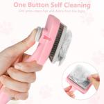 Self-Cleaning Dog and Cat Grooming Brush