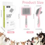 Self-Cleaning Dog and Cat Grooming Brush