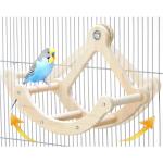 Interactive Bird Perch Toy with Exercise Wheel