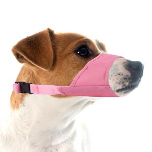 Adjustable Muzzle for Small Dogs - Pink
