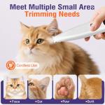 Dog Paw Trimmer with LED Light for Grooming