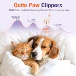 Dog Paw Trimmer with LED Light for Grooming