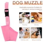 Adjustable Muzzle for Small Dogs - Pink