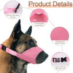 Adjustable Muzzle for Small Dogs - Pink