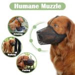 Mayerzon Adjustable Soft Mesh Dog Muzzle