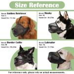 Mayerzon Adjustable Soft Mesh Dog Muzzle