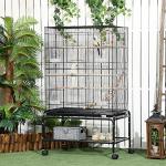 PawHut Large Bird Cage with Stand and Toys