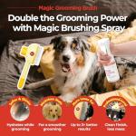 JAYU Magic Cat Grooming Brush with Self-Cleaning