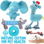 Speedy Panther 6-Piece Puppy Chew Toy Set
