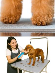 Non-Slip Foam Grooming Mat for Pets 24x36