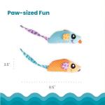 Catnip Chew Mice Dental Toy Set - 2 Pack
