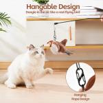 LIFLIX Rechargeable Chirping Bird Cat Toy