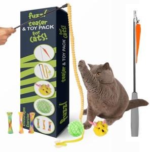 Interactive Cat Toy Gift Pack - 5 Fun Toys