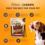Pork Chomps 5-Inch Dog Chews, 50 Count
