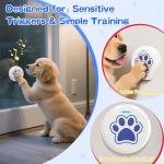 Adjustable Dog Doorbell with 28 Ringtones
