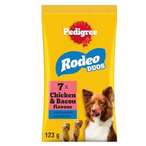 Pedigree Rodeo Duos Dog Treats, Chicken & Bacon