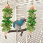 2 Pack Bird Toys with Chewing Bells