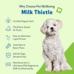 Organic Milk Thistle for Dogs - Liver Support Supplement