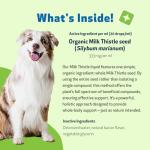 Organic Milk Thistle for Dogs - Liver Support Supplement