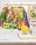 Colorful Cockatiel & Budgie Foraging Toys
