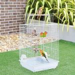 Yaheetech Metal Bird Cage with Play Top
