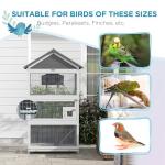 Wooden Bird Cage for Budgies and Finches