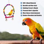 Colorful 3 Pack Bird Toys for Budgies and Cockatiels