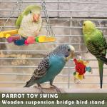 Colorful 3 Pack Bird Toys for Budgies and Cockatiels