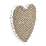Heart-Shaped Cardboard Cat Scratcher - 1 Pack