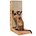 EHEYCIGA L Shape Cat Scratcher with Ball