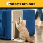 L-Shaped Cardboard Cat Scratching Board with Stickers