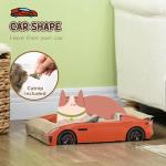 Car-Shape Cat Scratcher with Catnip, Red
