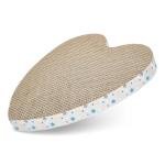 Heart-Shaped Cardboard Cat Scratcher - 1 Pack