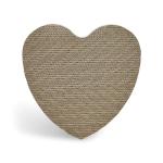 Heart-Shaped Cardboard Cat Scratcher - 1 Pack