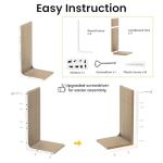 L-Shaped Cardboard Cat Scratching Board with Stickers