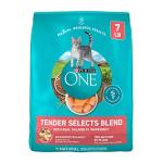 Purina ONE Tender Selects Salmon Cat Food 7 lbs