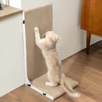 L-Shaped Cardboard Cat Scratching Board with Stickers